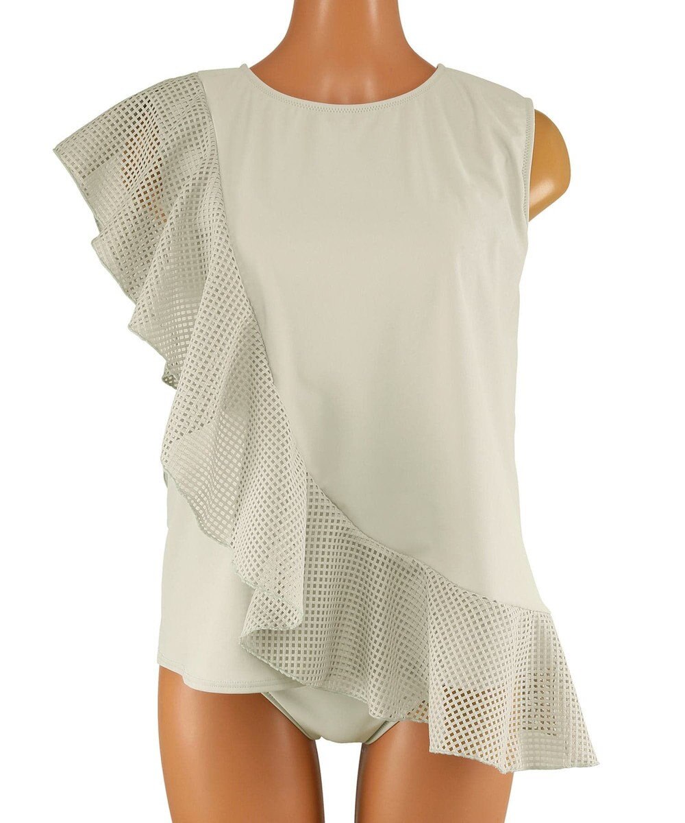 San-ai Resort（三愛水着楽園） アシンメトリートップス水着　9M【San-ai Resort（サンアイリゾート） 