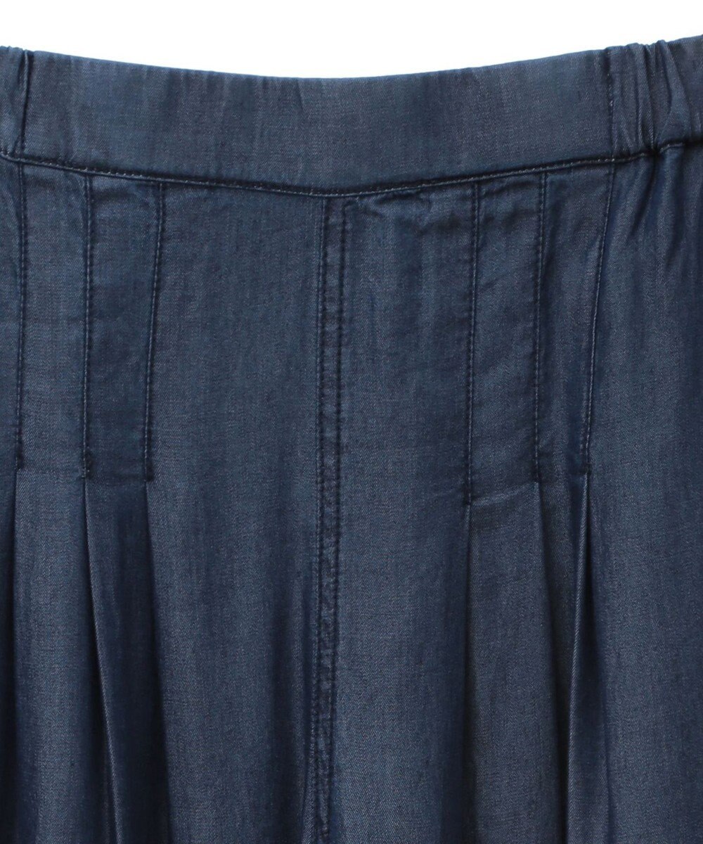 CRAFT STANDARD BOUTIQUE やわらかデニムタックワイドフレアパンツ 