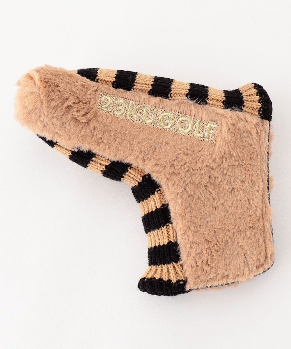 23区GOLF 【雑貨】ファー×ボーダー パターカバー 