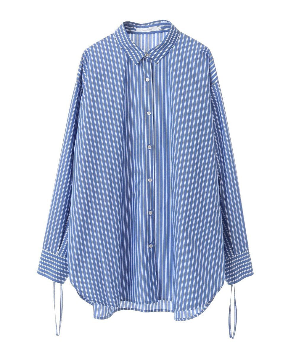 AMERICAN HOLIC 【WEB限定】イージーケアバックギャザーリボンシャツ 