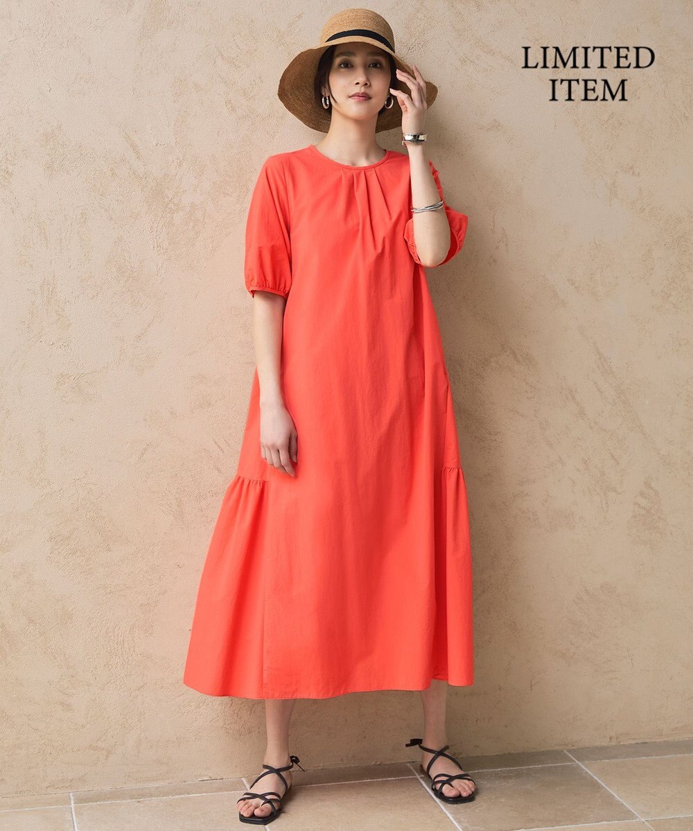 自由区 【カタログ掲載・WEB限定・接触冷感・UVカット・洗える】ファンクショナル ドレス 