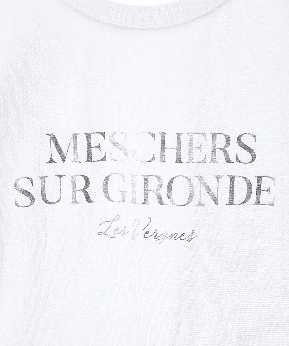 Green Parks 箔プリントフェミニンロゴＴシャツ 