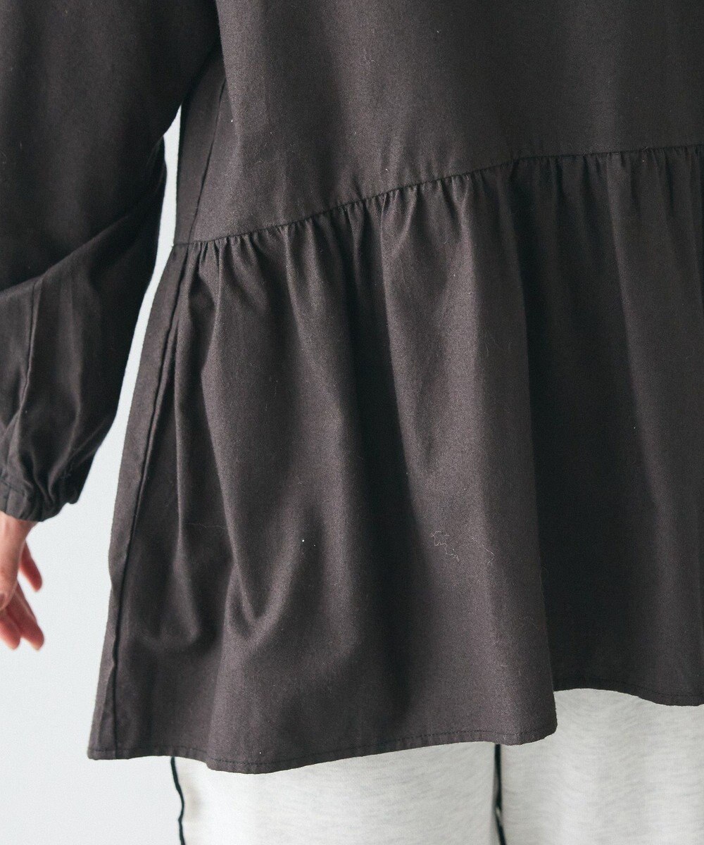 CRAFT STANDARD BOUTIQUE ボリュームスリーブウエストギャザーチュニック 