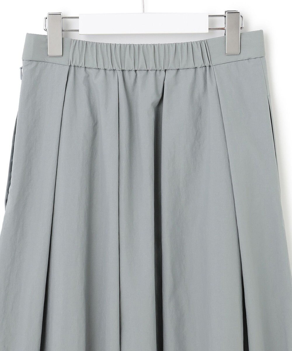 23区 【WEB限定】マットナイロンタフタ フレアスカート 