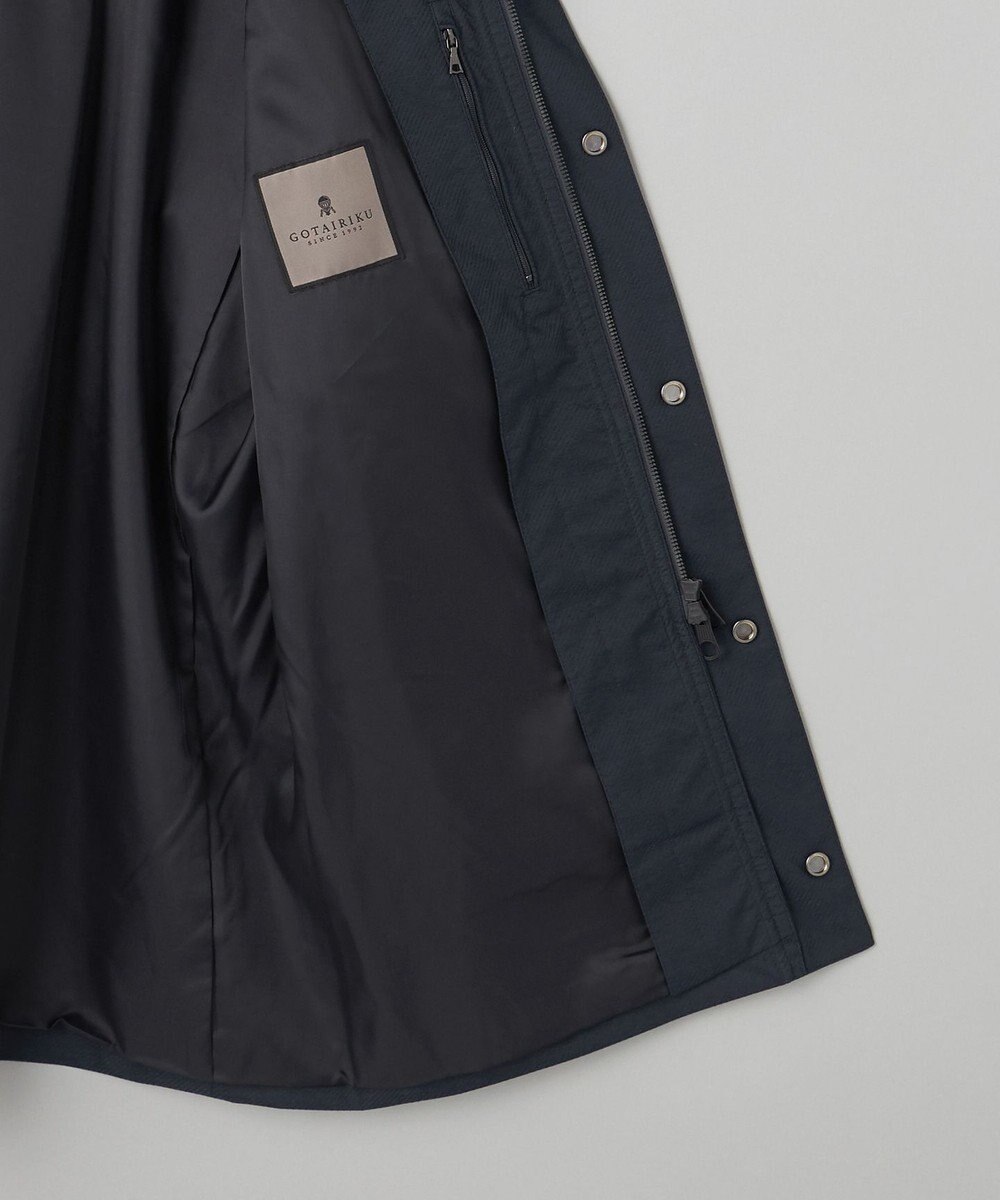 GOTAIRIKU 25年新作/3シーズン対応【仕事で着用可】メランジカルゼ フーデッドブルゾン_無地 