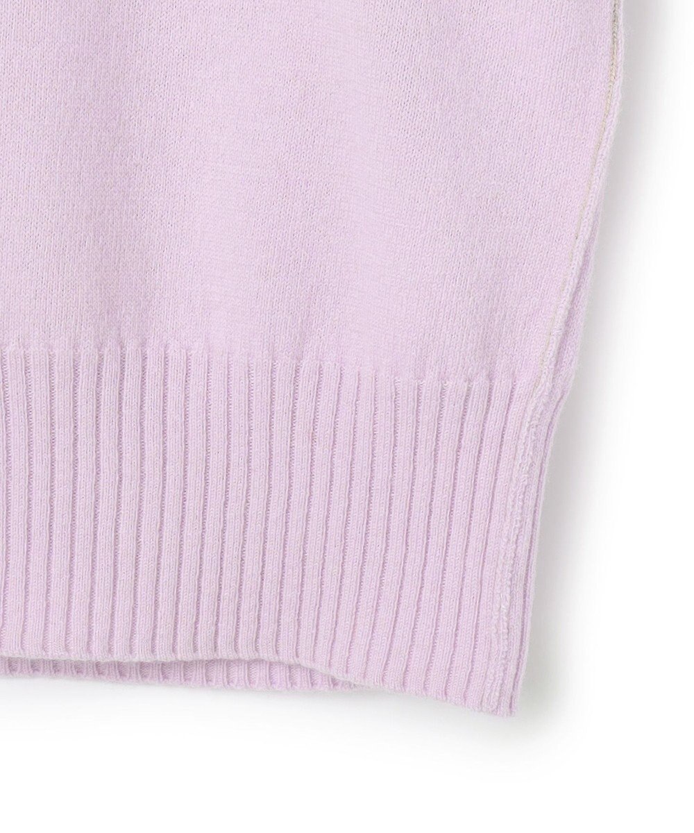 BEIGE， 【洗える】POMPE / ウールカシミヤ配色ラインVネックニット 