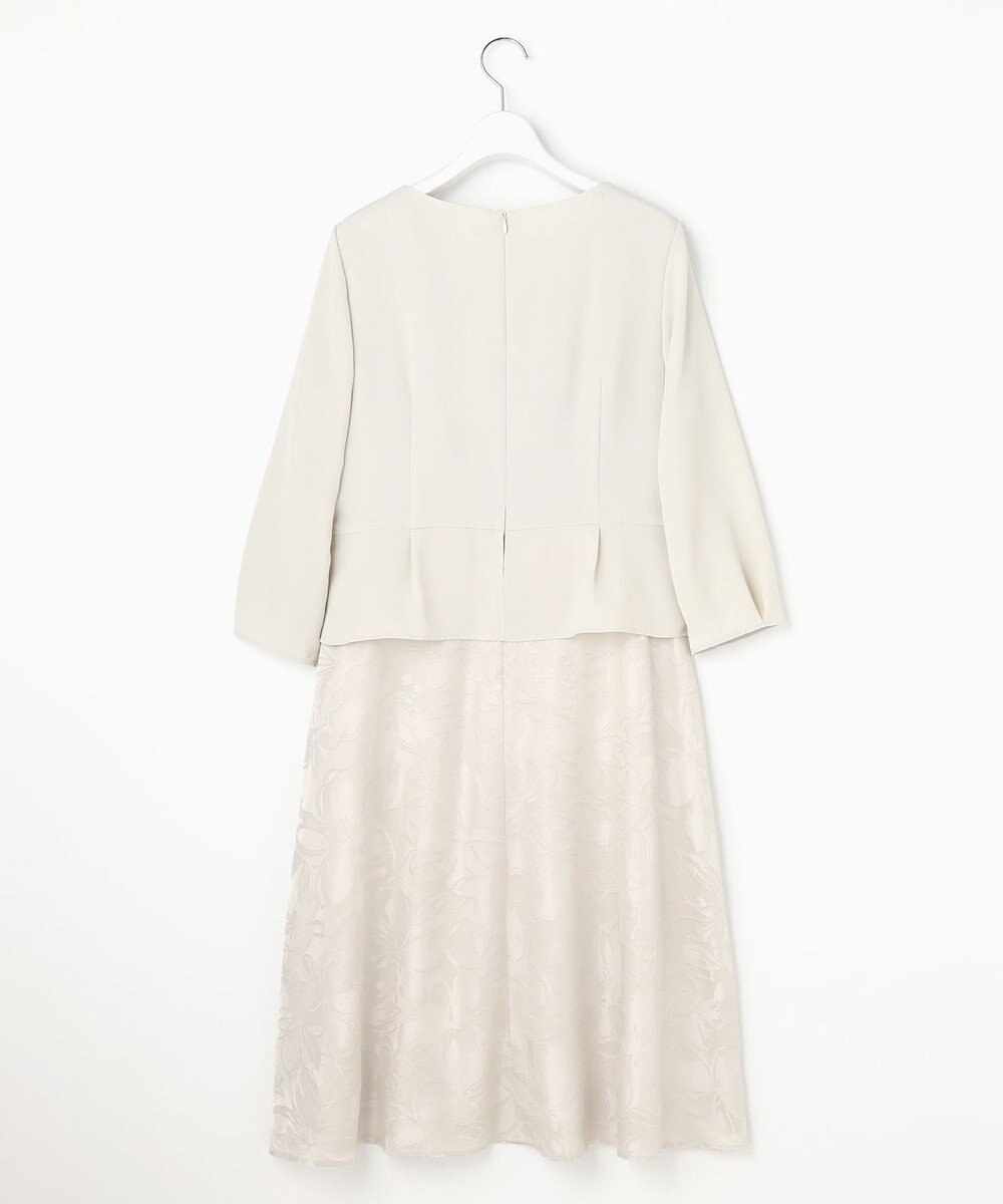 自由区 L 【17号サイズまで展開・カタログ掲載】フラワーオパールプリント ワンピース 