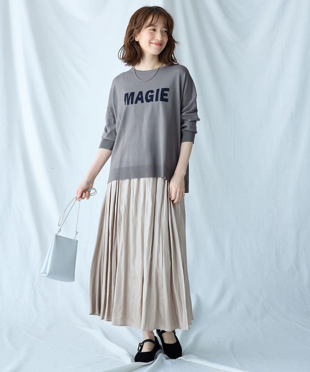 ANY 【ウエストゴム】チンツギャザースカート 