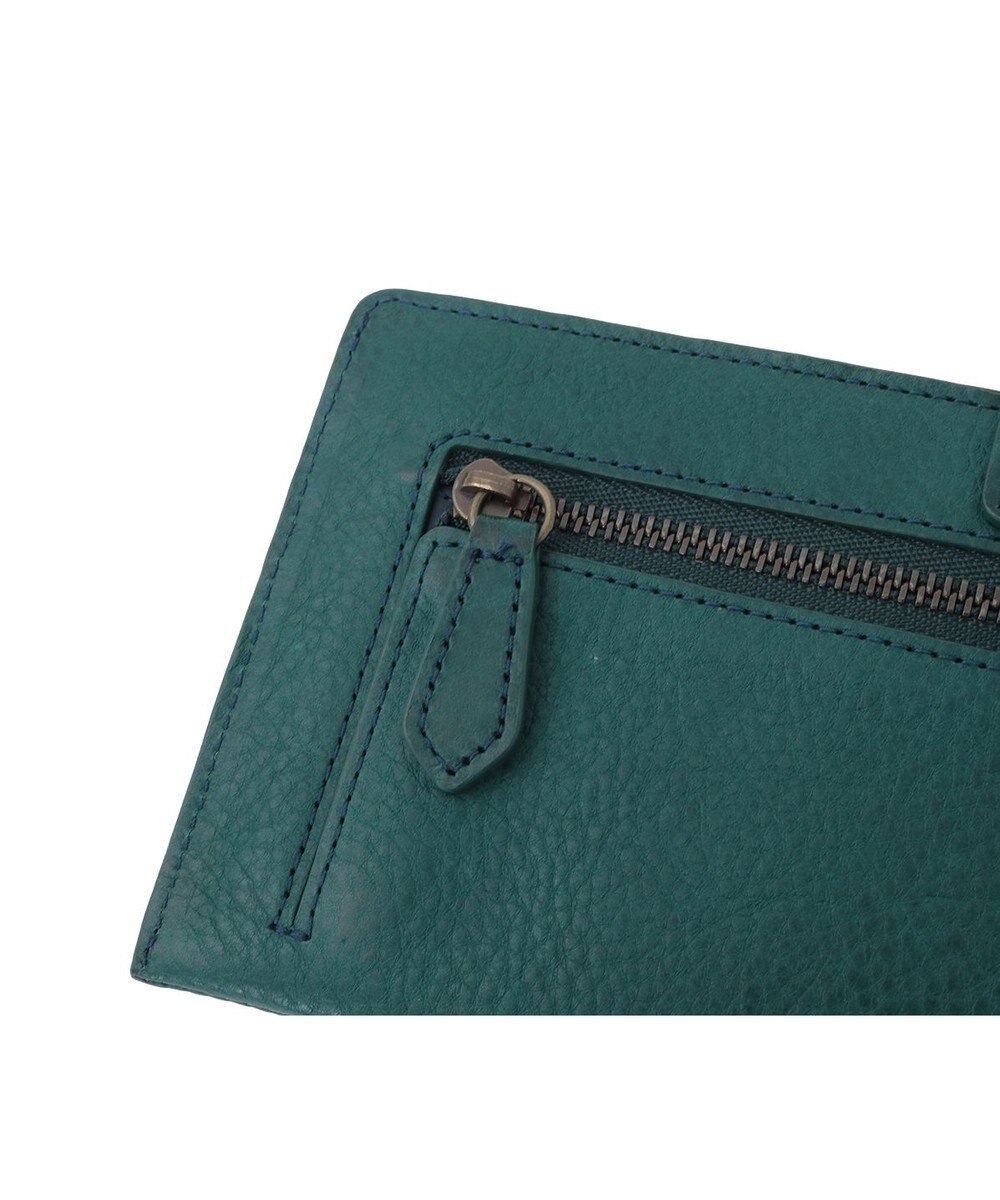 genten ダイヤカットワーク　マチなし長財布 