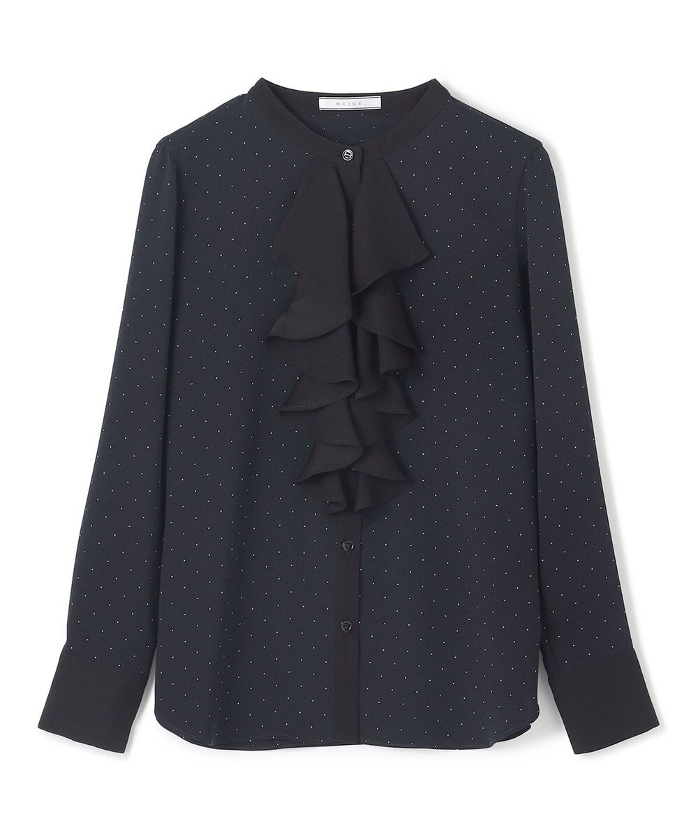 BEIGE， 【WEB限定】MAKALU / フリルブラウス 