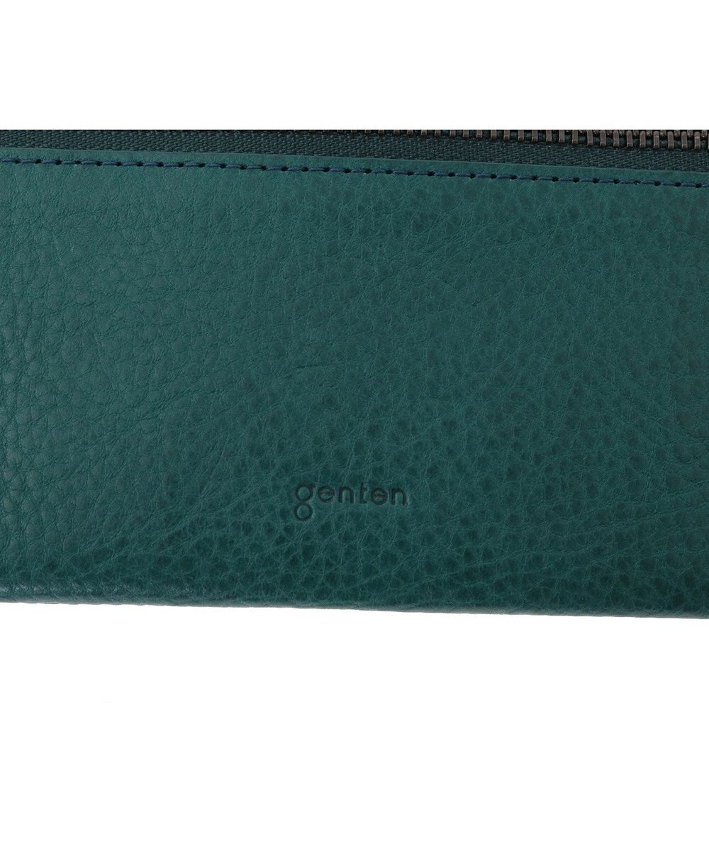 genten ダイヤカットワーク　マチなし長財布 