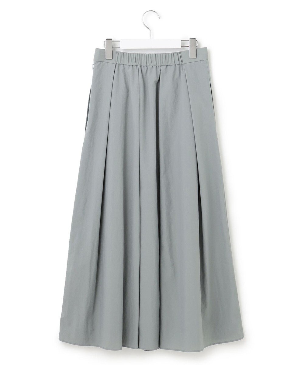 23区 【WEB限定】マットナイロンタフタ フレアスカート 