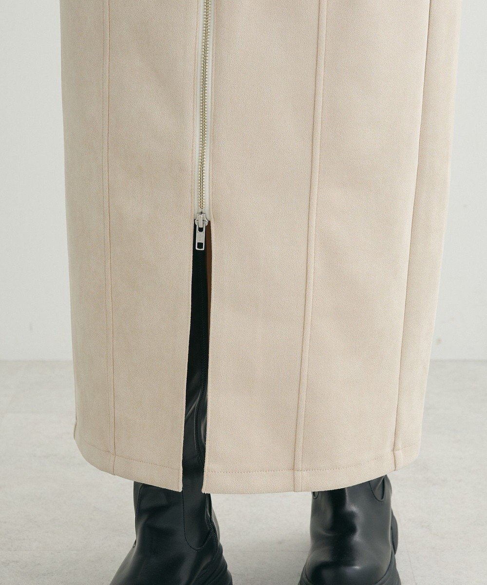 Green Parks ・ＥＬＥＮＣＡＲＥ　ＤＵＥ　スエードポンチＺＩＰスカー 