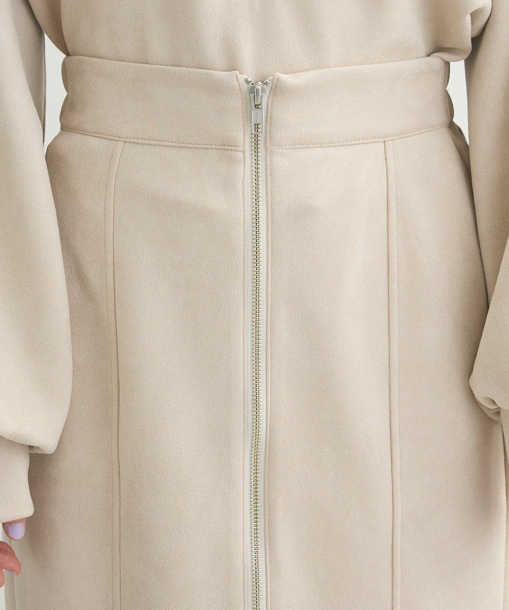 Green Parks ・ＥＬＥＮＣＡＲＥ　ＤＵＥ　スエードポンチＺＩＰスカー 