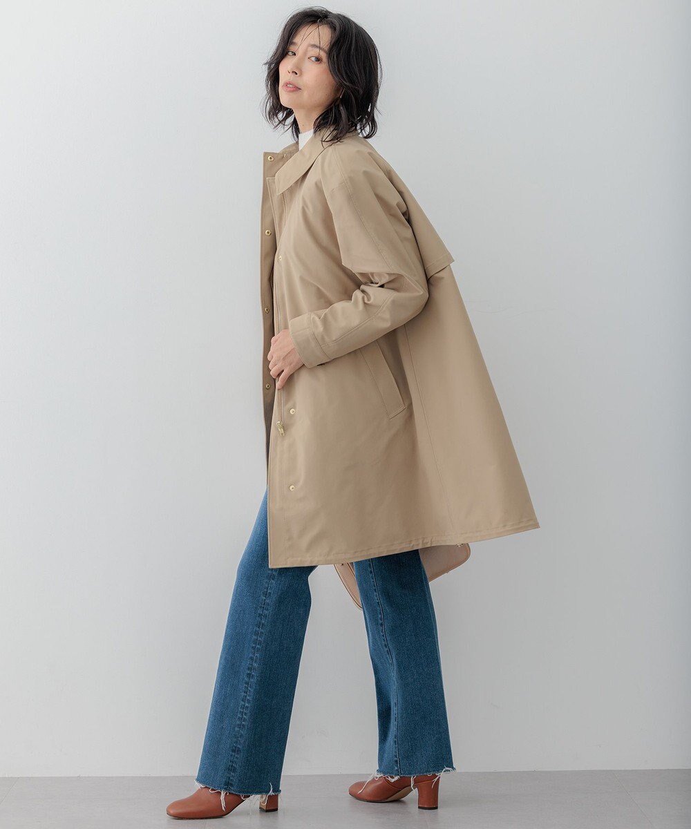 23区 【撥水加工/洗える】中綿ベストライナー付き マルチウェイアウター 