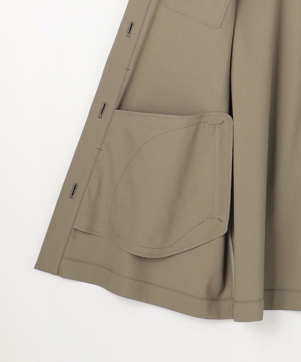 自由区 【SHIHOさん着用・セットアップ対応】リネンストレッチ ジレ 