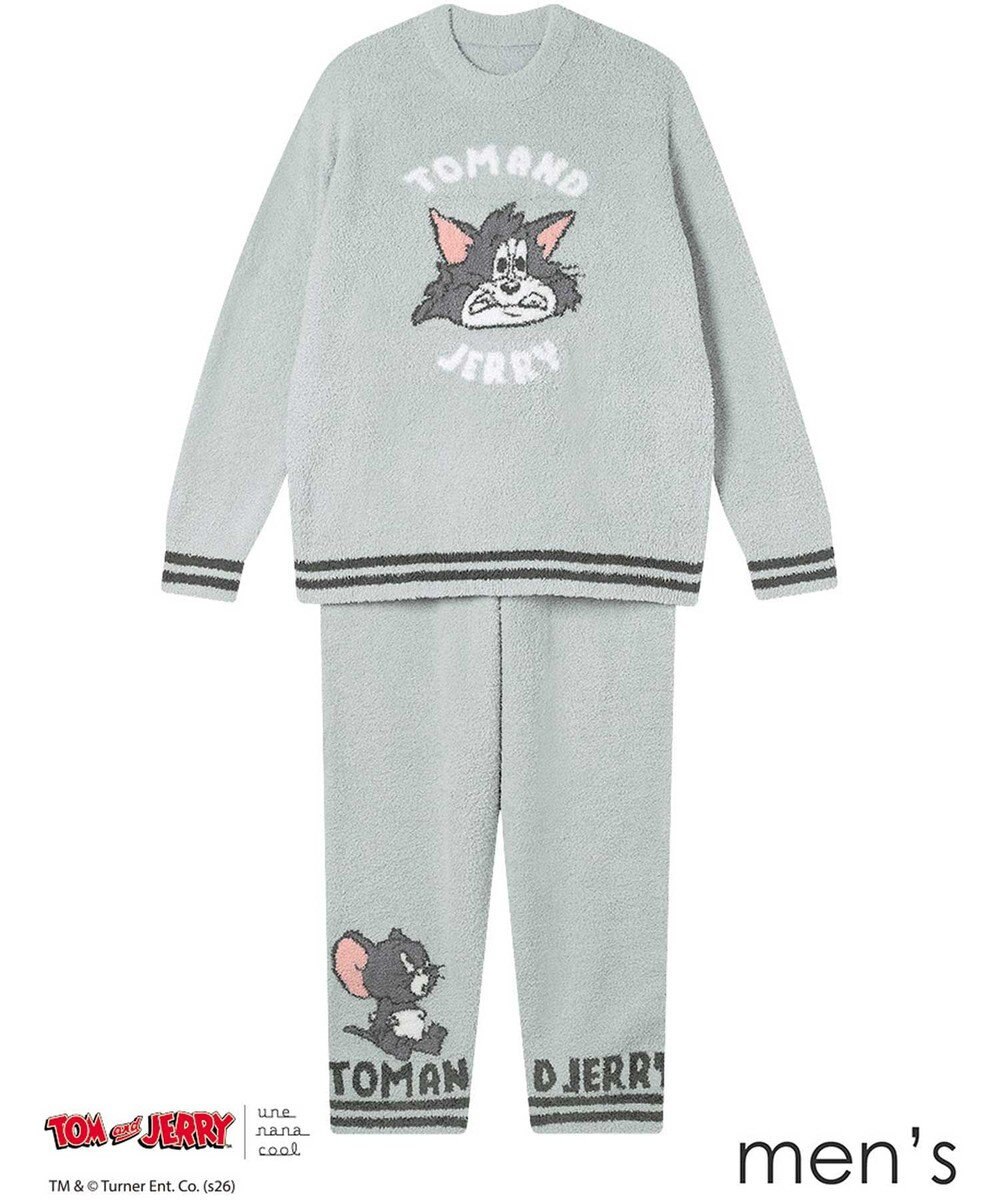 une nana cool トムとジェリー × une nana cool メンズプルオーバー＆ロングパンツセット 