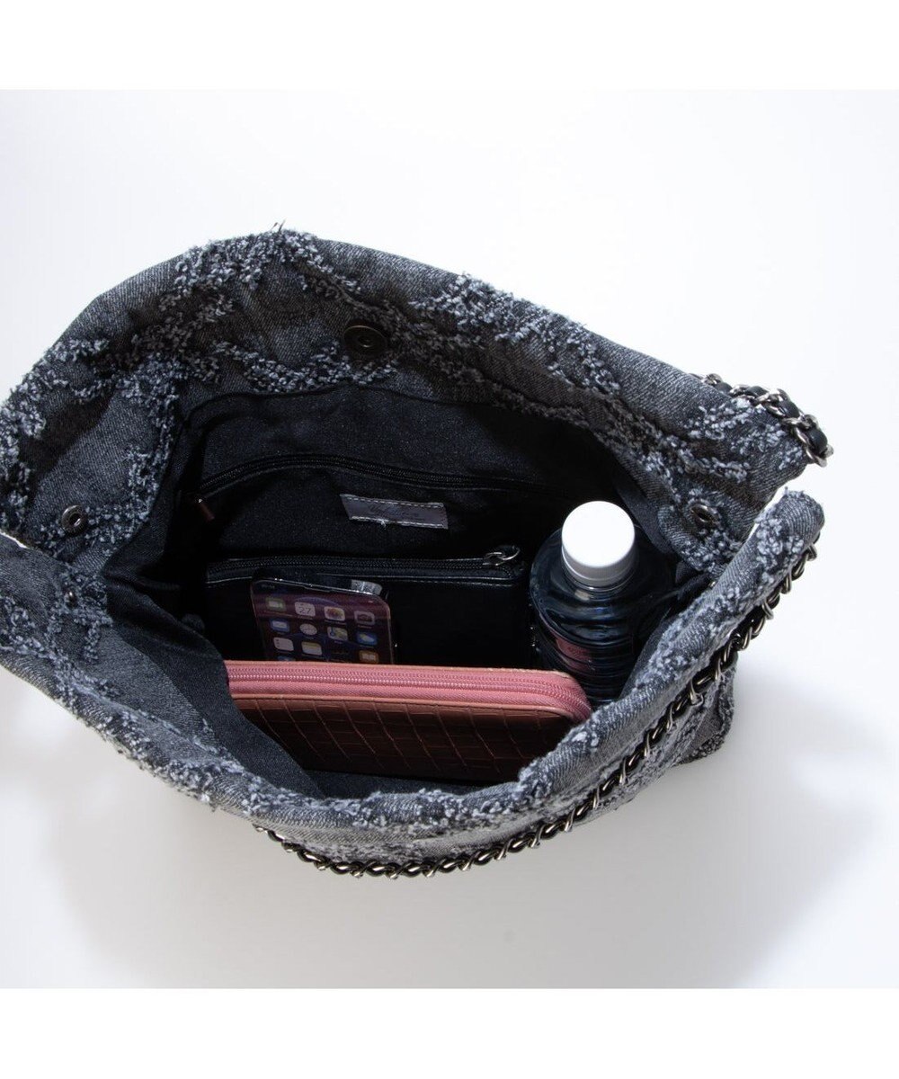 UNBILLION 【テレビ ドラマ着用アイテム】カシュカシュ cachecache / デニム風チェーンバッグ 