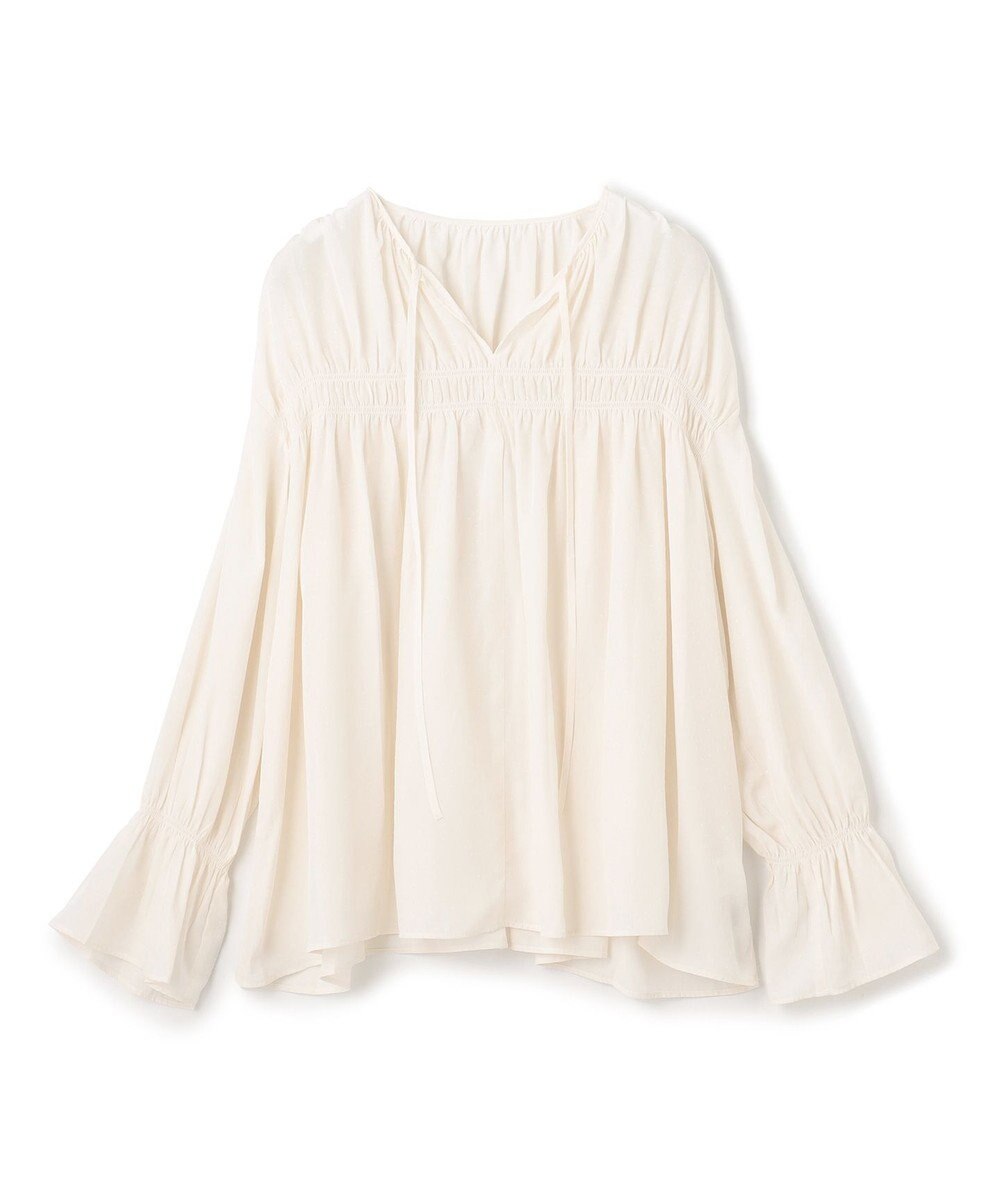 UNFILO ドビーデシン ブラウス 