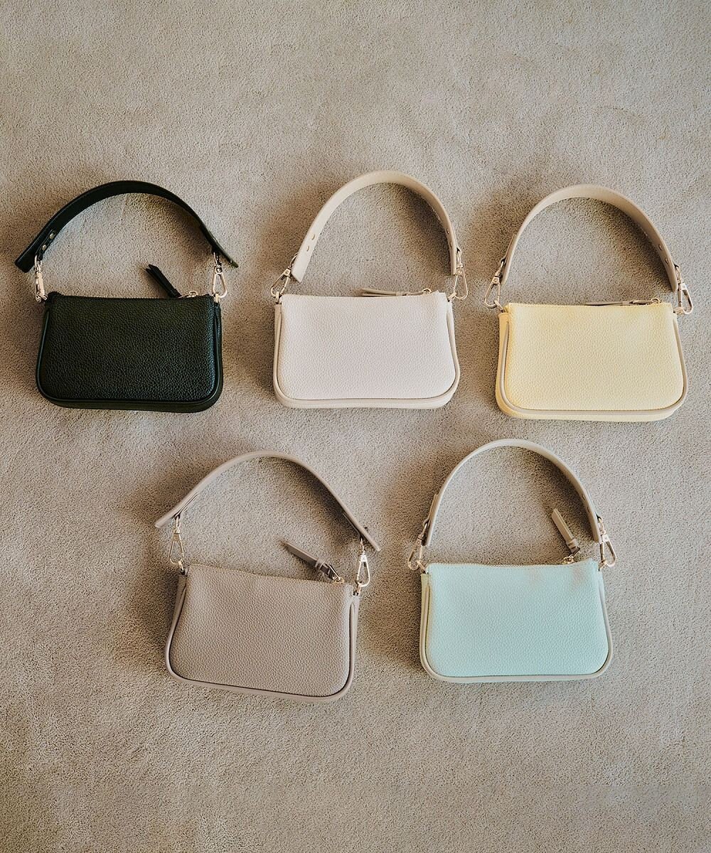 TOPKAPI 【Breath TOPKAPI】【TOPKAPI × 藤本美貴さんコラボ】スコッチグレイン サブバッグ付きミニバッグ/撥水 