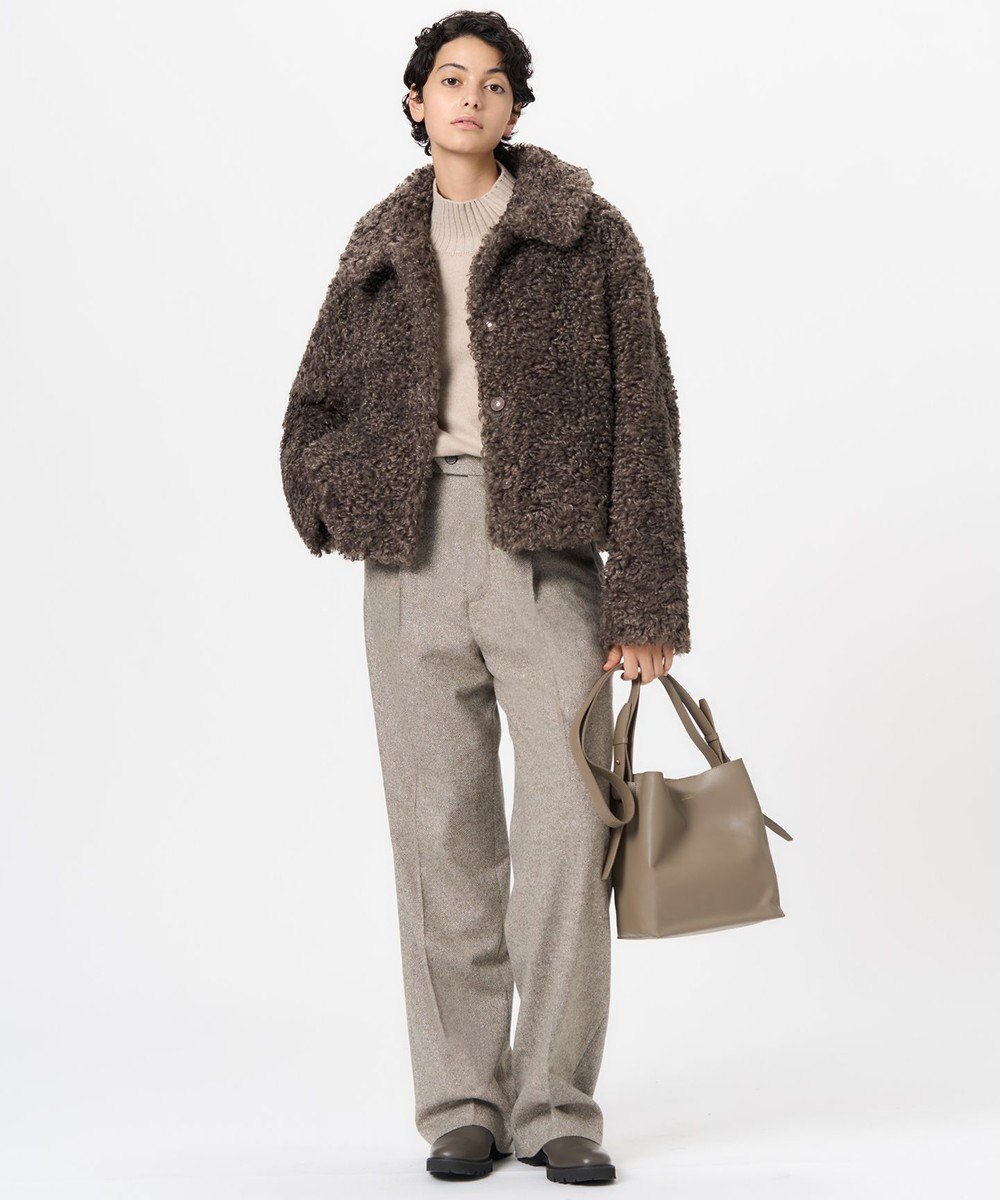 ECOPEL カーリーファー ブルゾン / 23区 L | ファッション通販 【公式  