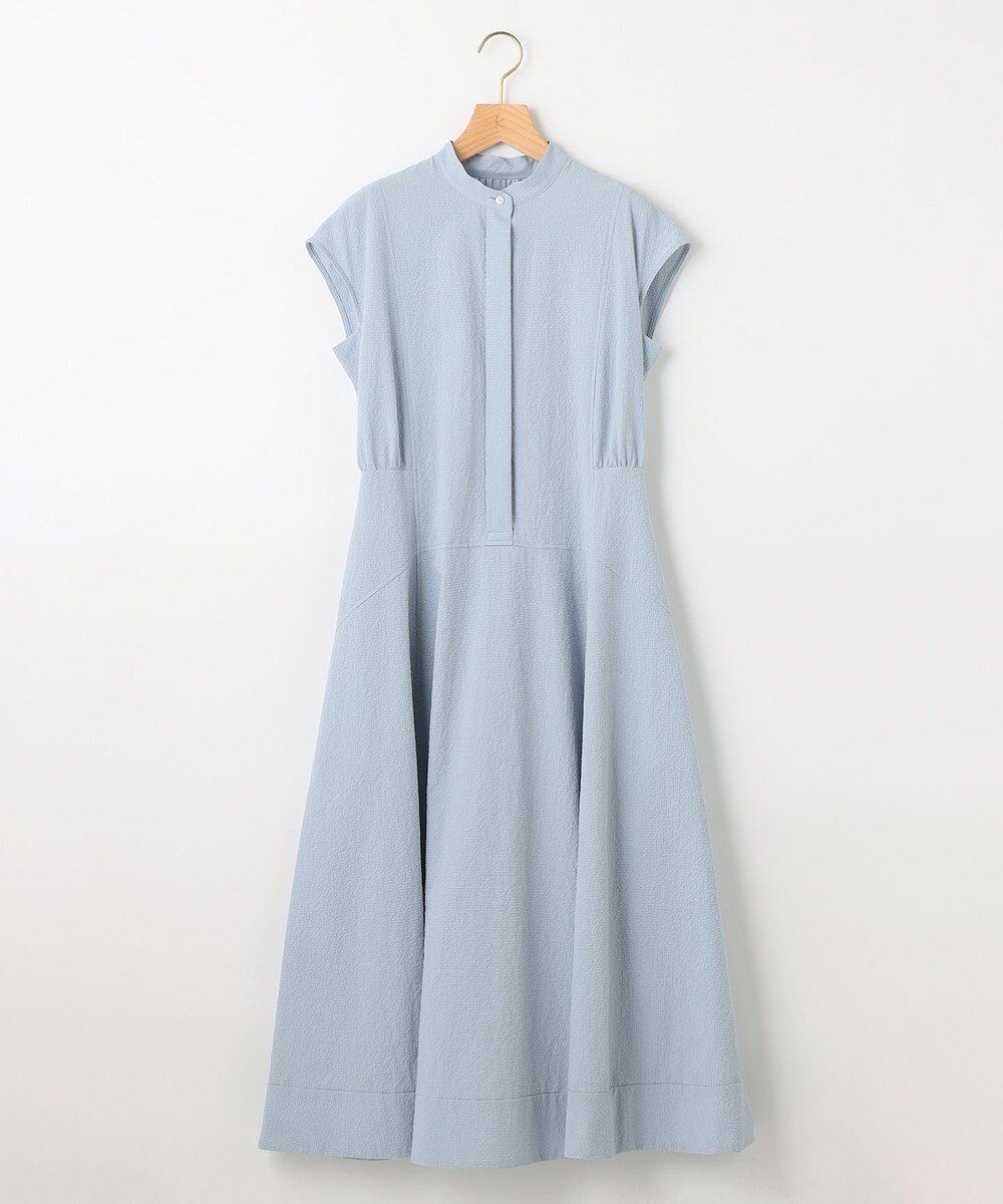 組曲 S 【WEB限定カラー・洗える】サッカーストレッチ ワンピース 