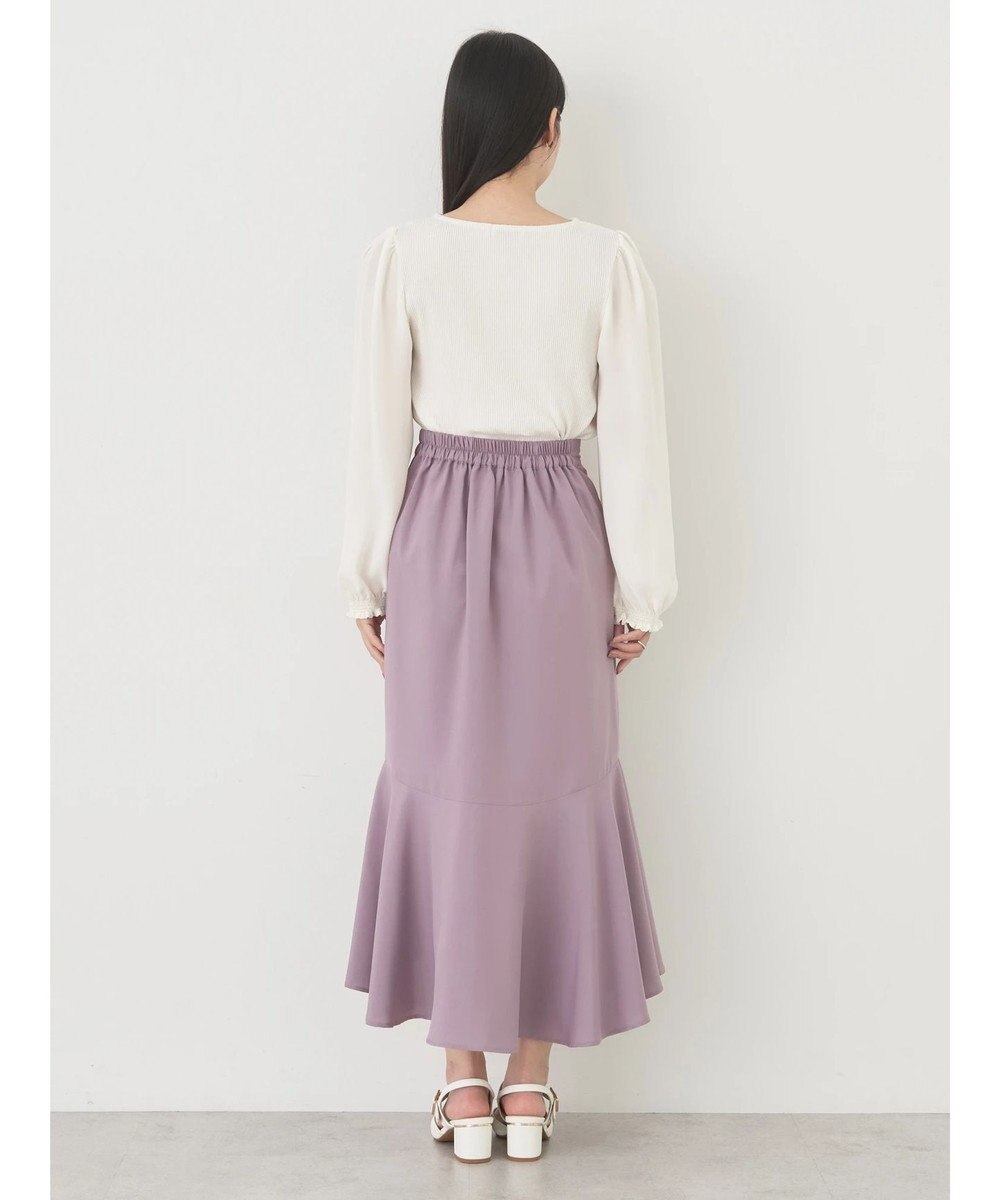 earth music&ecology アシメラッフルヘムスカート 