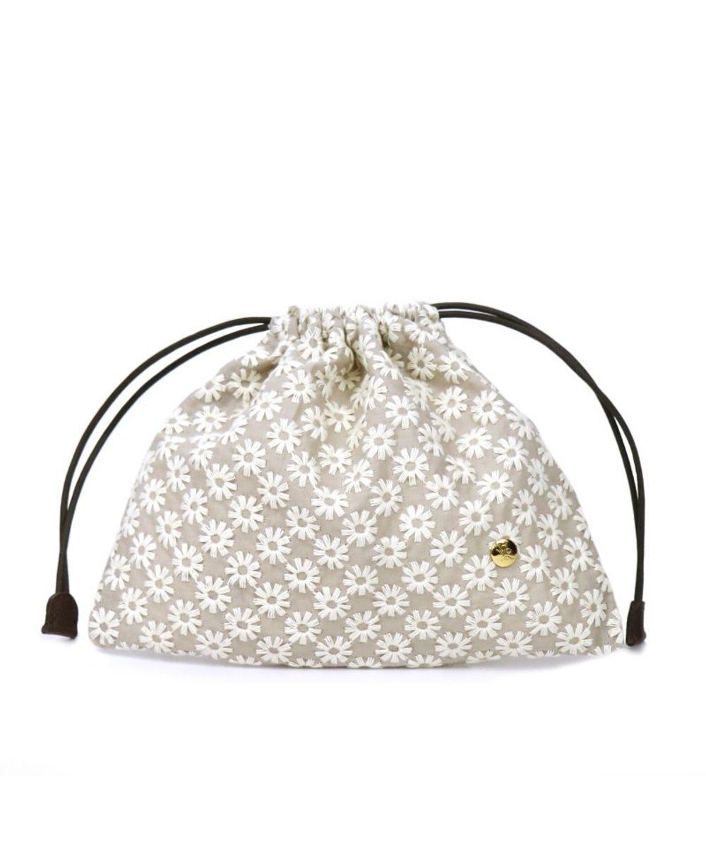 Regalo Felice 【花の刺繍 / セットで持っても可愛い】ポーチ大 / REGALO 