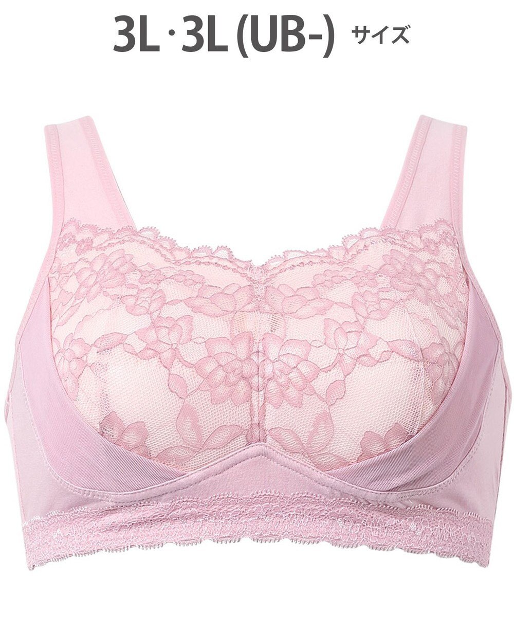 WACOAL 【ナイトアップブラ】 動画クリエイター nanakoななこさんコラボカラー登場 ナイトブラ 綿混(本体) 就寝時用 3Lまで対応 大きいサイズ ノンワイヤー レディース BRA166 /ワコール 