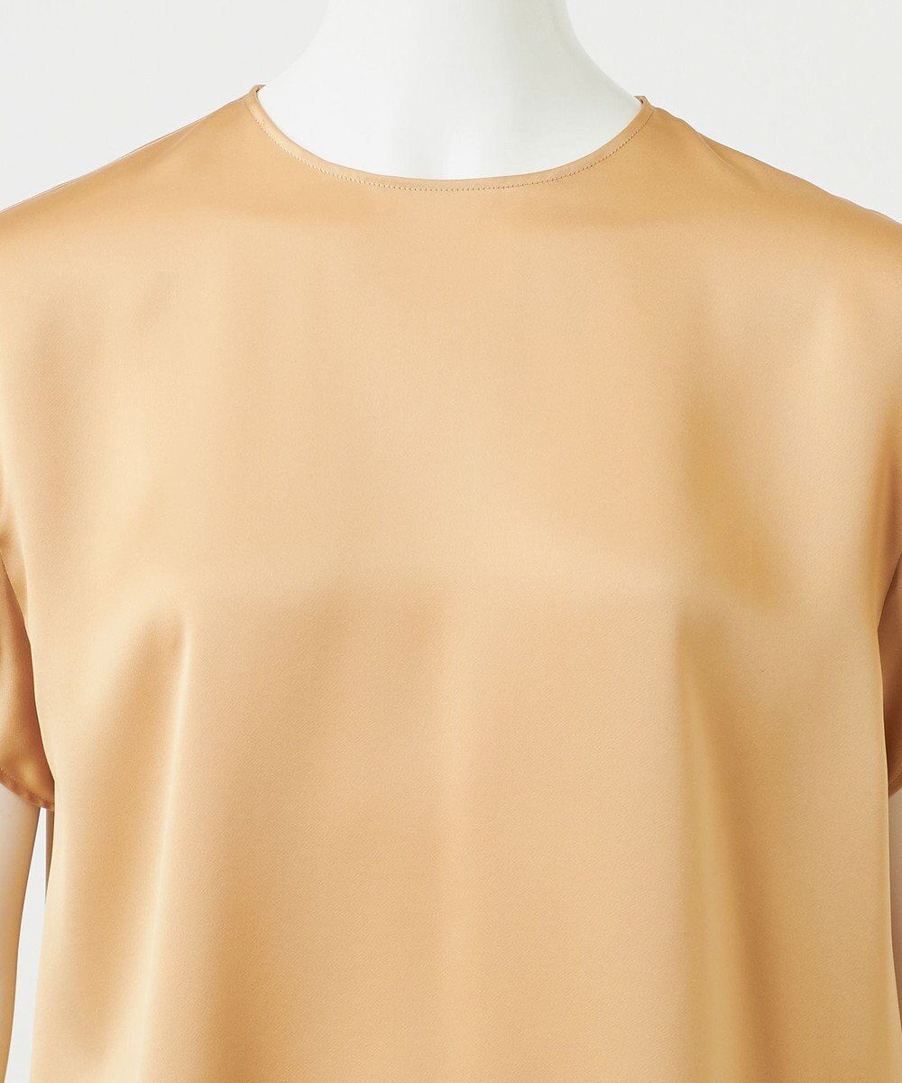 23区 S 【R(アール)】トリアセサテン フリルスリーブ ブラウス 