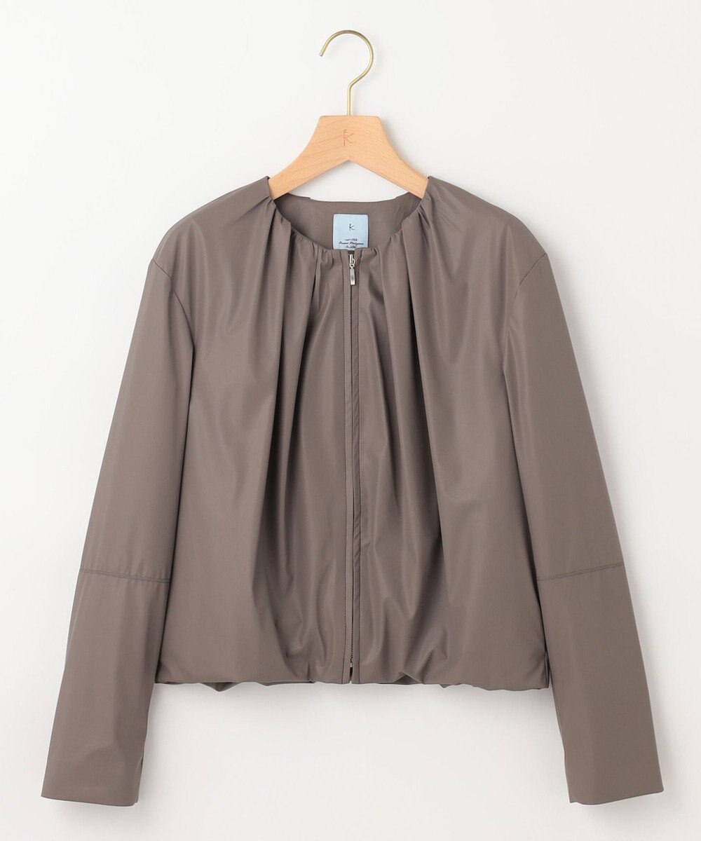 組曲 レザーライクライト ブルゾン 