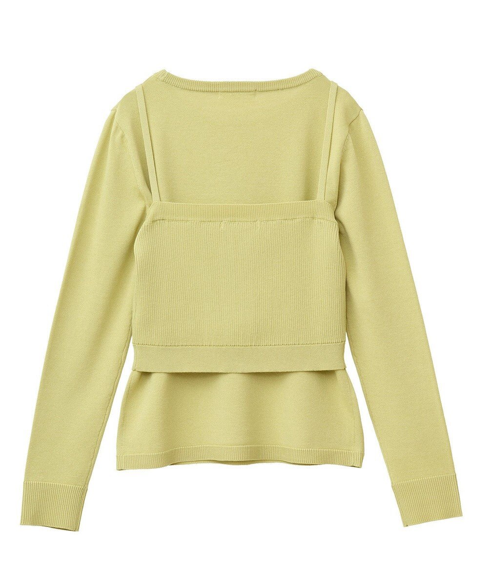 Green Parks ＳＥＴ２点ニットキャミビスチェ＋プルオーバー 