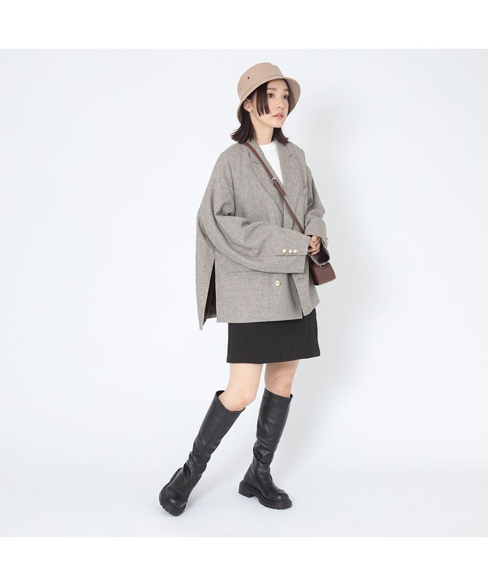 林八百吉商店 un chapeau  エコレザーバケットハット 