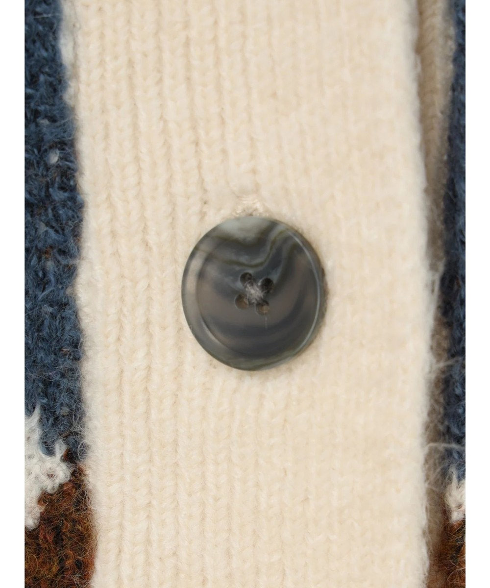 Green Parks 柄アソートニットカーディガン 