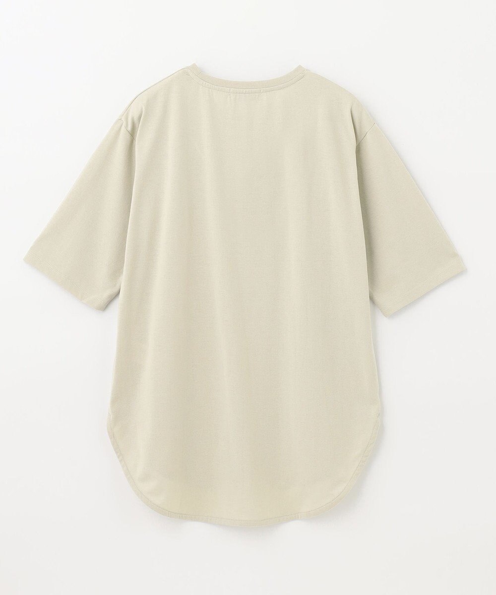 ANY L 【洗える】フロッキーロゴ Tシャツ 