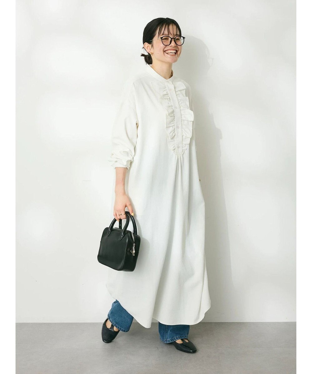 CRAFT STANDARD BOUTIQUE デシンフリルワンピース 