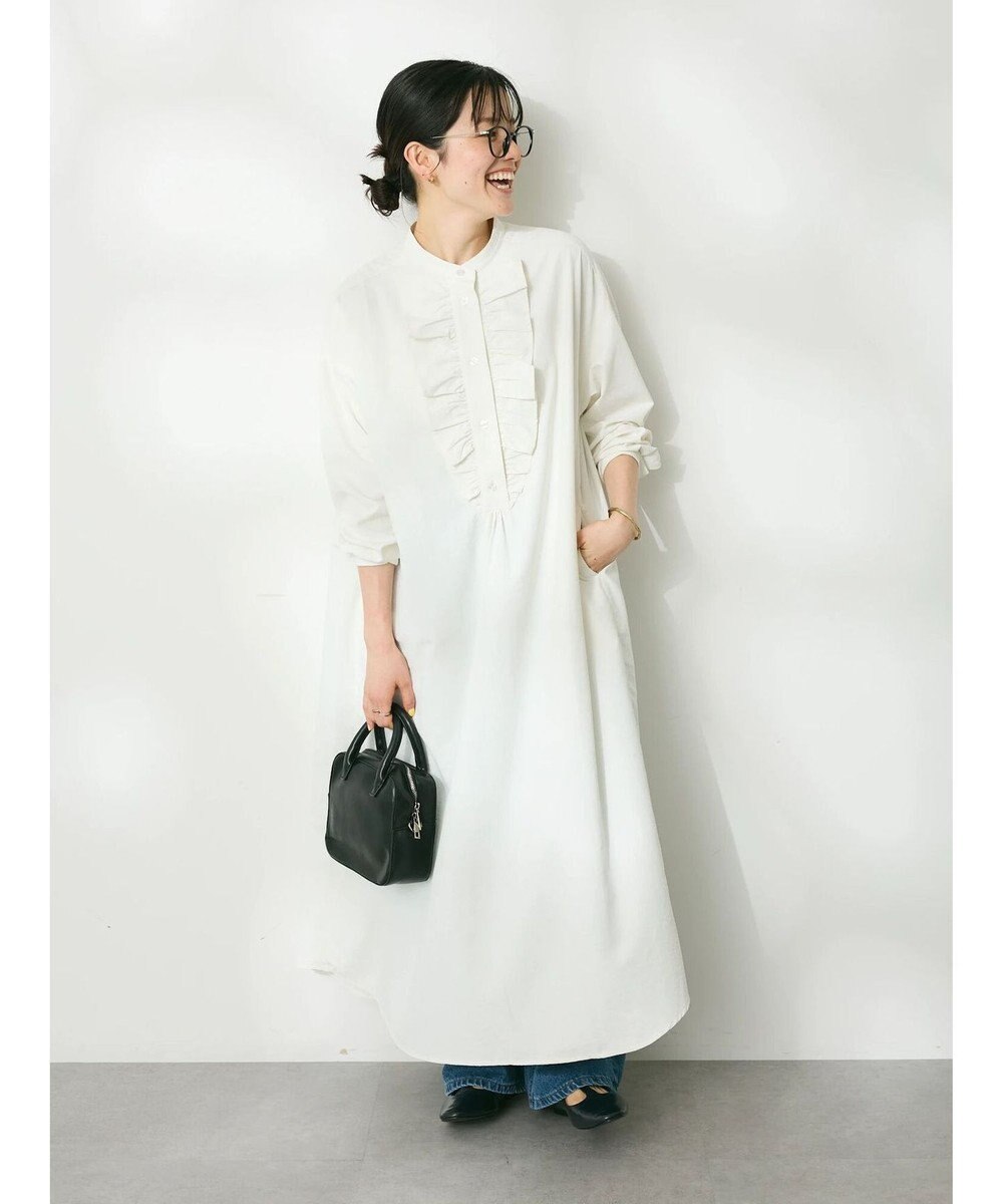 CRAFT STANDARD BOUTIQUE デシンフリルワンピース 