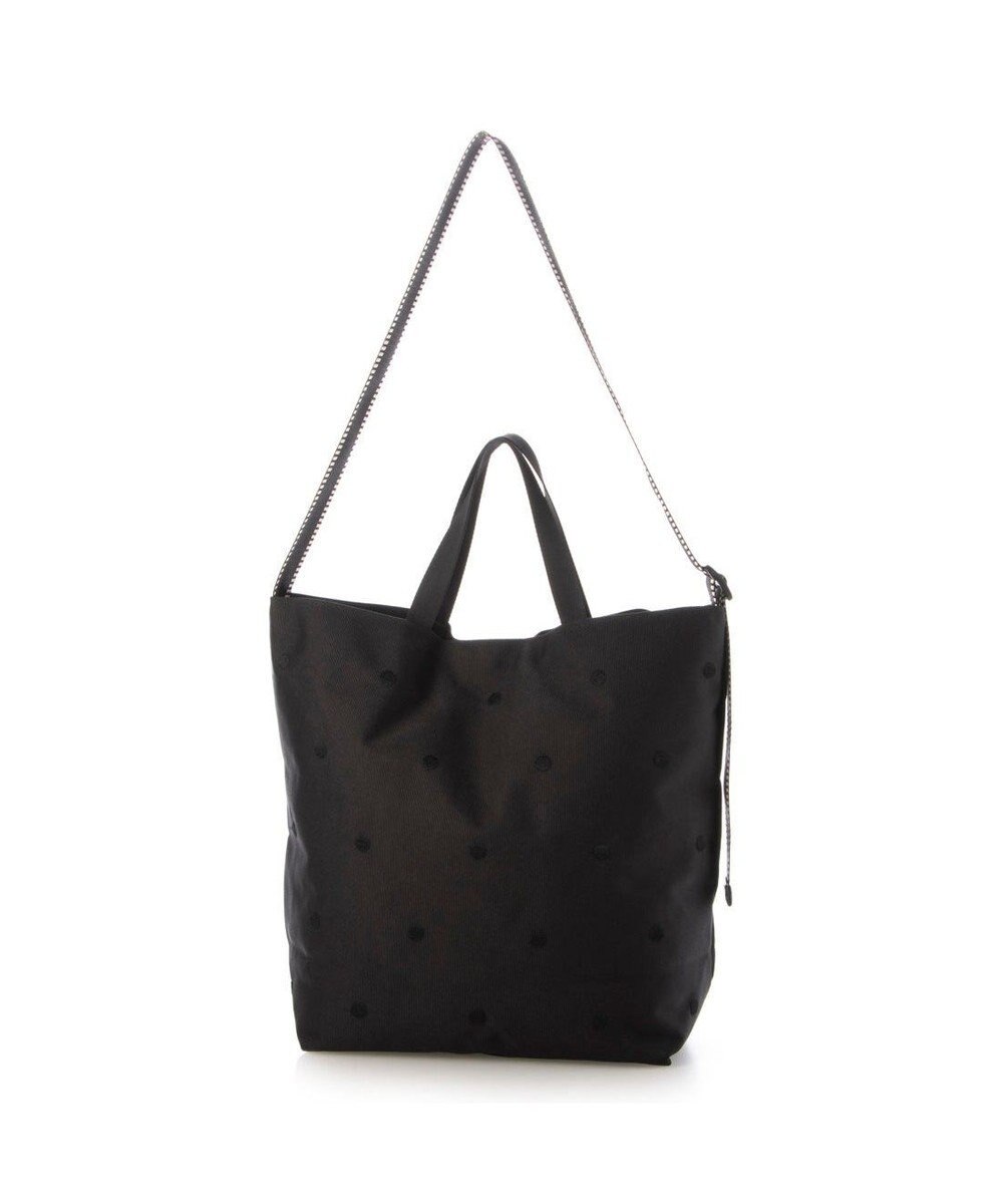 UNBILLION カシュカシュ cachecache / ドット刺繍ナイロン2wayショルダー 