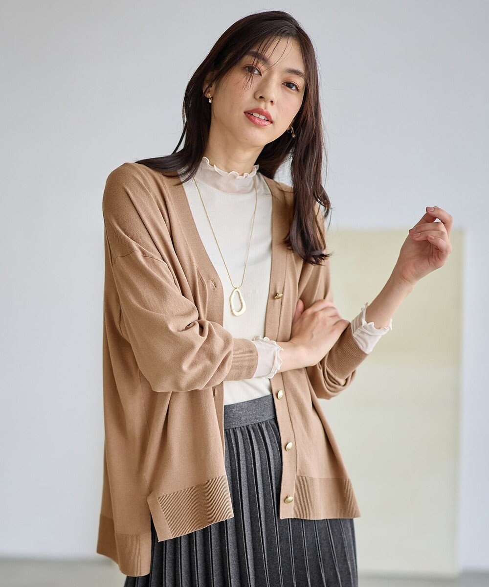 ANY ゆるＶネックカーディガン 