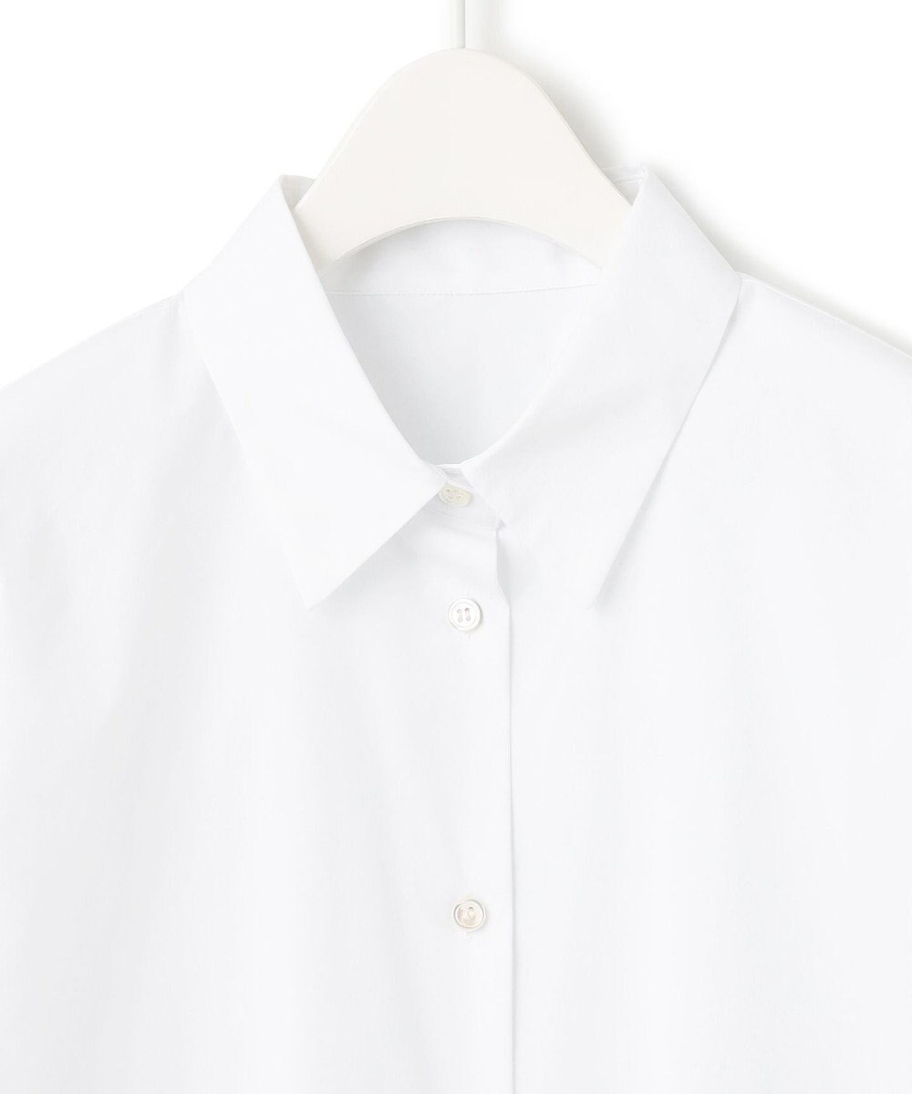 ICB 【洗える】コットンナイロンシャーティング ベーシックシャツ 