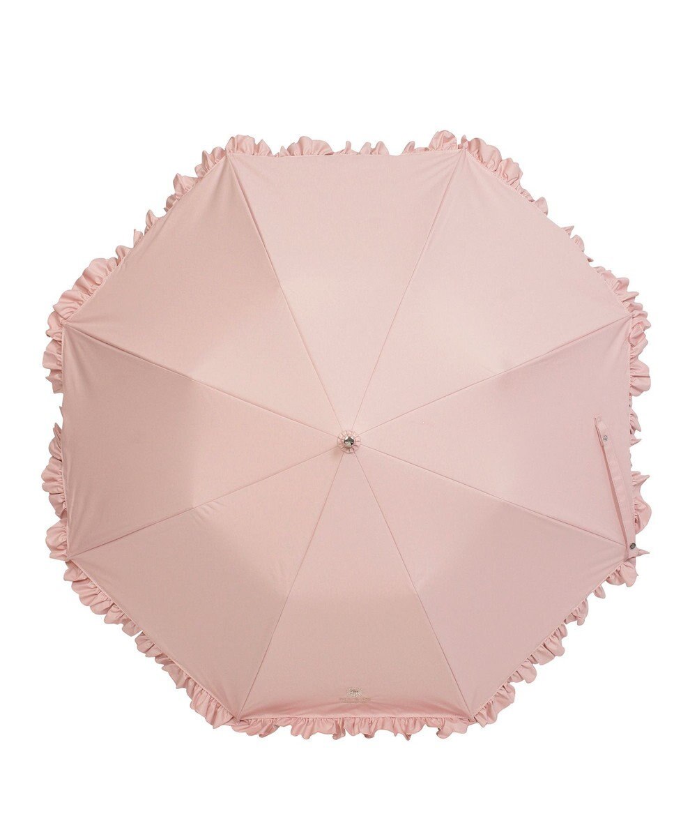 MOONBAT 【一級遮光/晴雨兼用/遮熱/UV】PAUL&JOE ACCESSOIRES(ポール & ジョー)晴雨兼用日傘 クリザンテームワンポイントフリル 