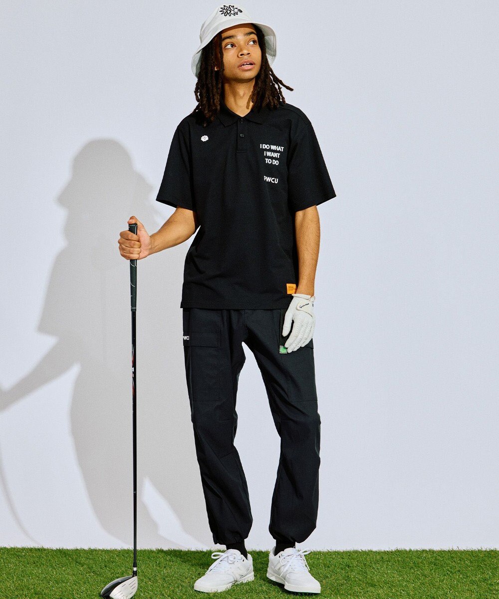 PW CIRCULUS 【UV遮蔽率90% UVカット / 速乾 / ストレッチ】【MEN】NEW ベーシックポロ ゴルフ 