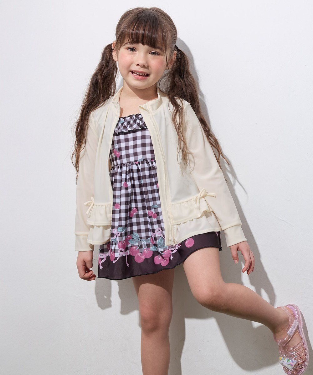 ANY KIDS 裾フリル　ラッシュガード 