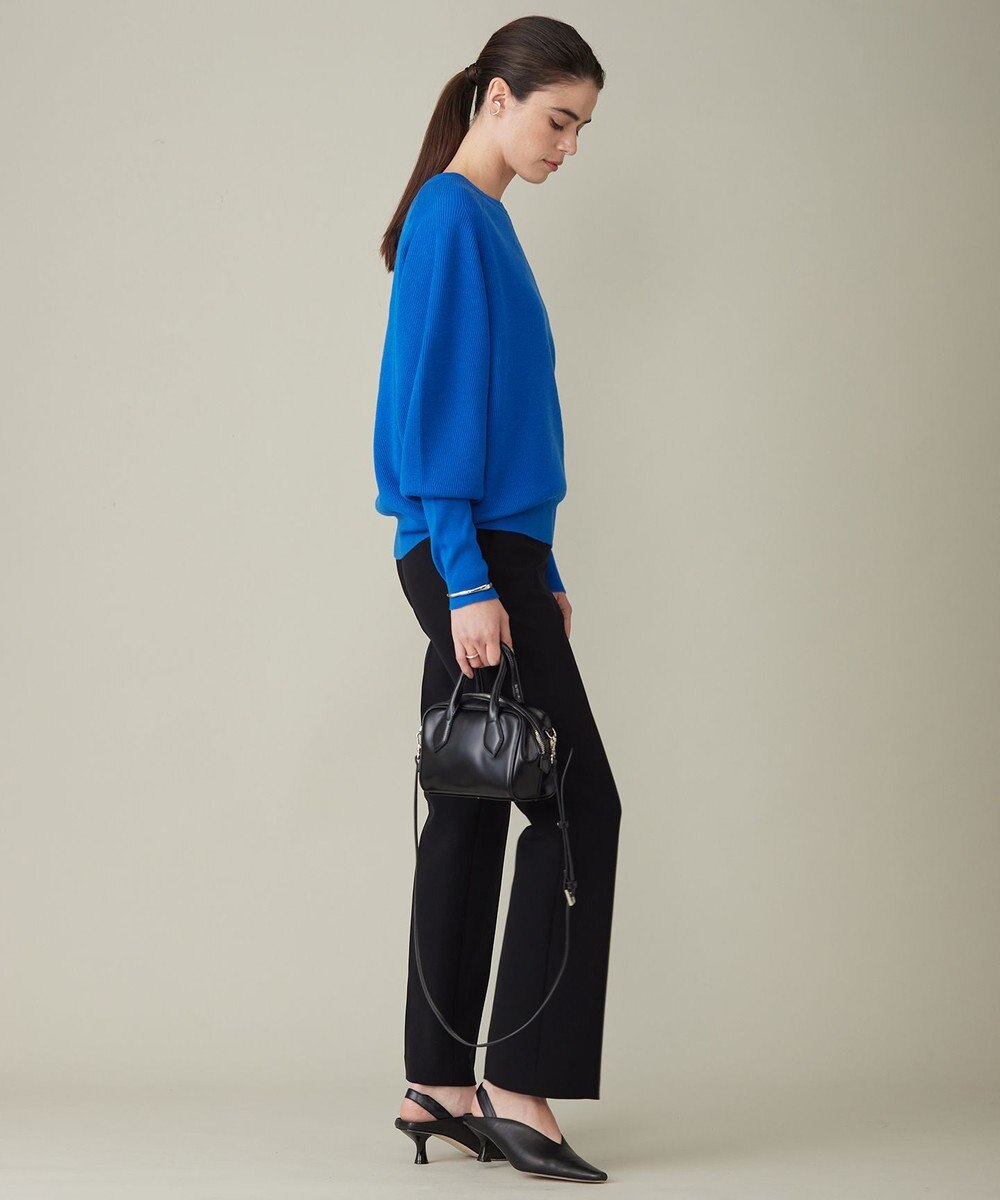 ICB 【洗える】TaPeダブルクロス セミフレアパンツ 