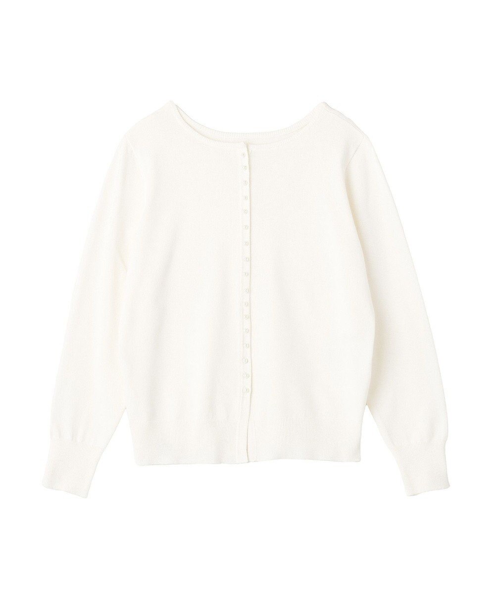 Green Parks パール調ボタン付き２ＷＡＹニットプルオーバー 