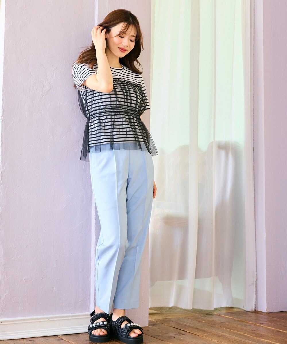 Feroux チュールコンビカットソー 