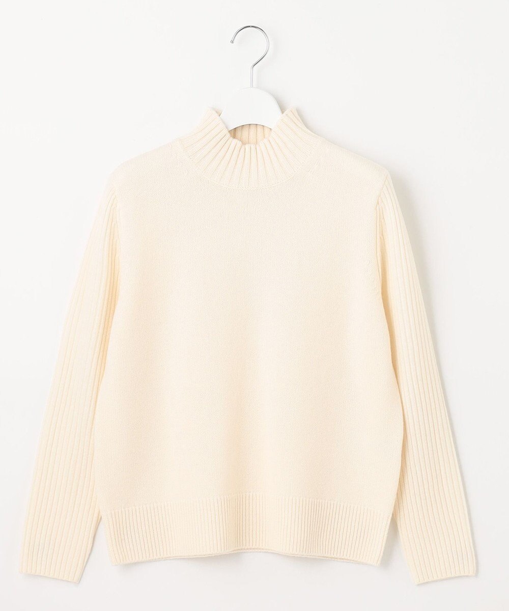 J.PRESS LADIES L 【洗える】CASHBIT ハイネック ニット 