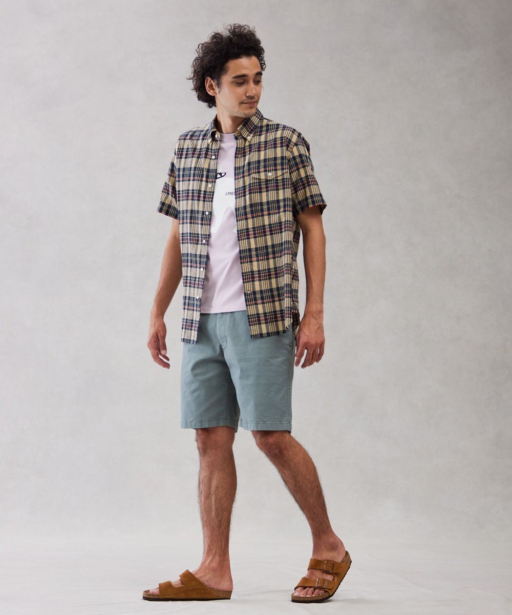 J.PRESS MEN インディアンマドラスチェック シャツ 