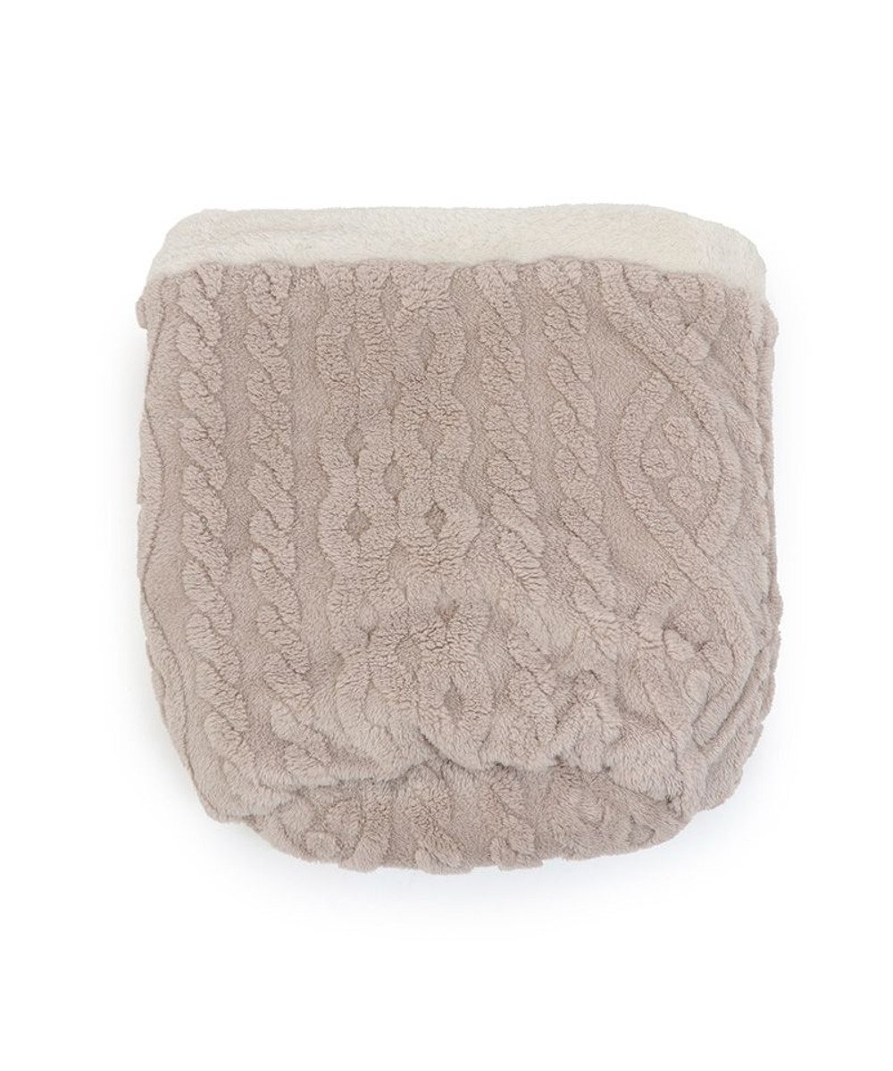 PET PARADISE ペットパラダイス 筒形寝袋 遠赤外線 《アラン柄》 35cm×50cm 