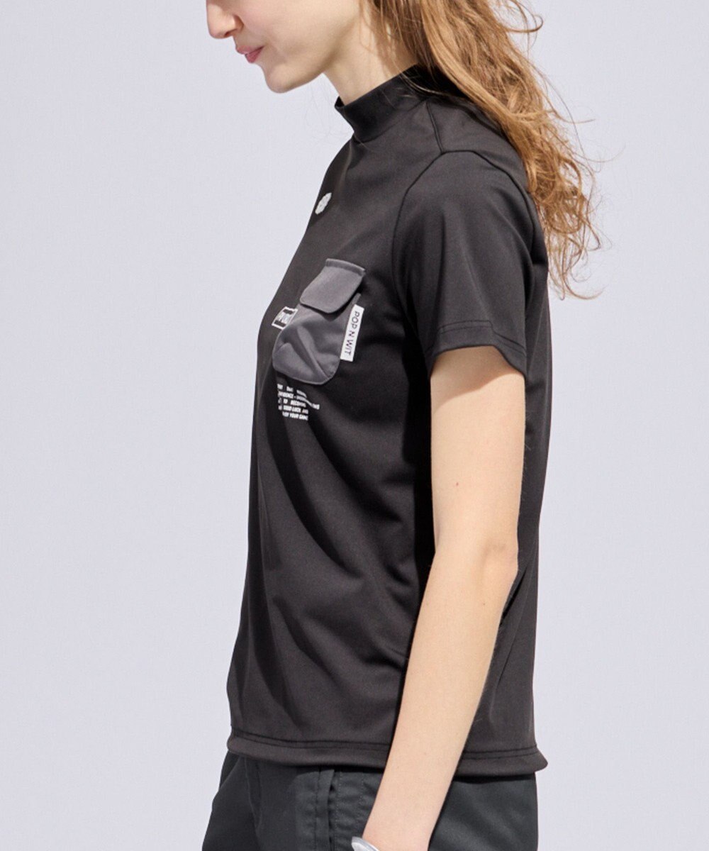 PW CIRCULUS 【WOMEN】ポケットモックネック ゴルフウェア レディース 